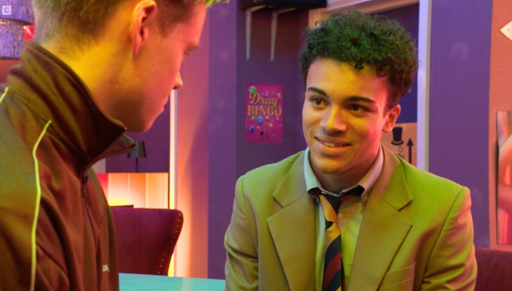 Oscar and Josh flirt in The Albert