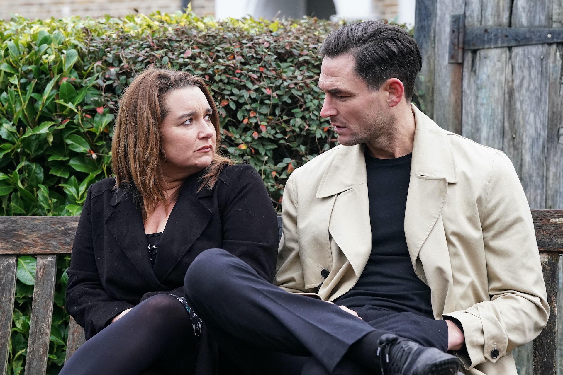 Zack and Vicki looking worried in EastEnders spoilers 