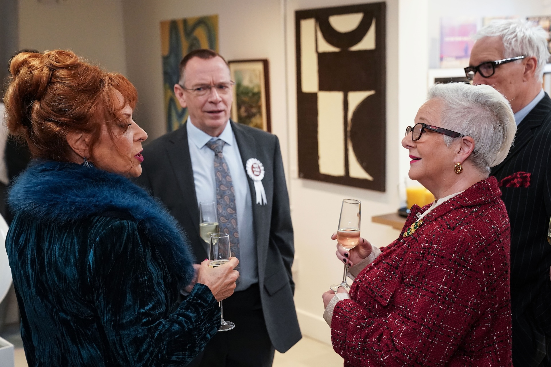 Elaine and Ian at a council gala in EastEnders spoilers 