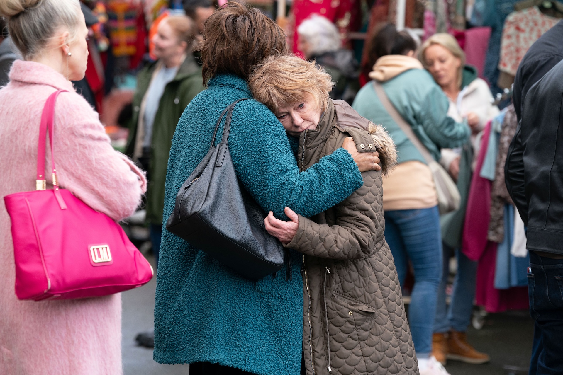 Yolande hugging Julie 