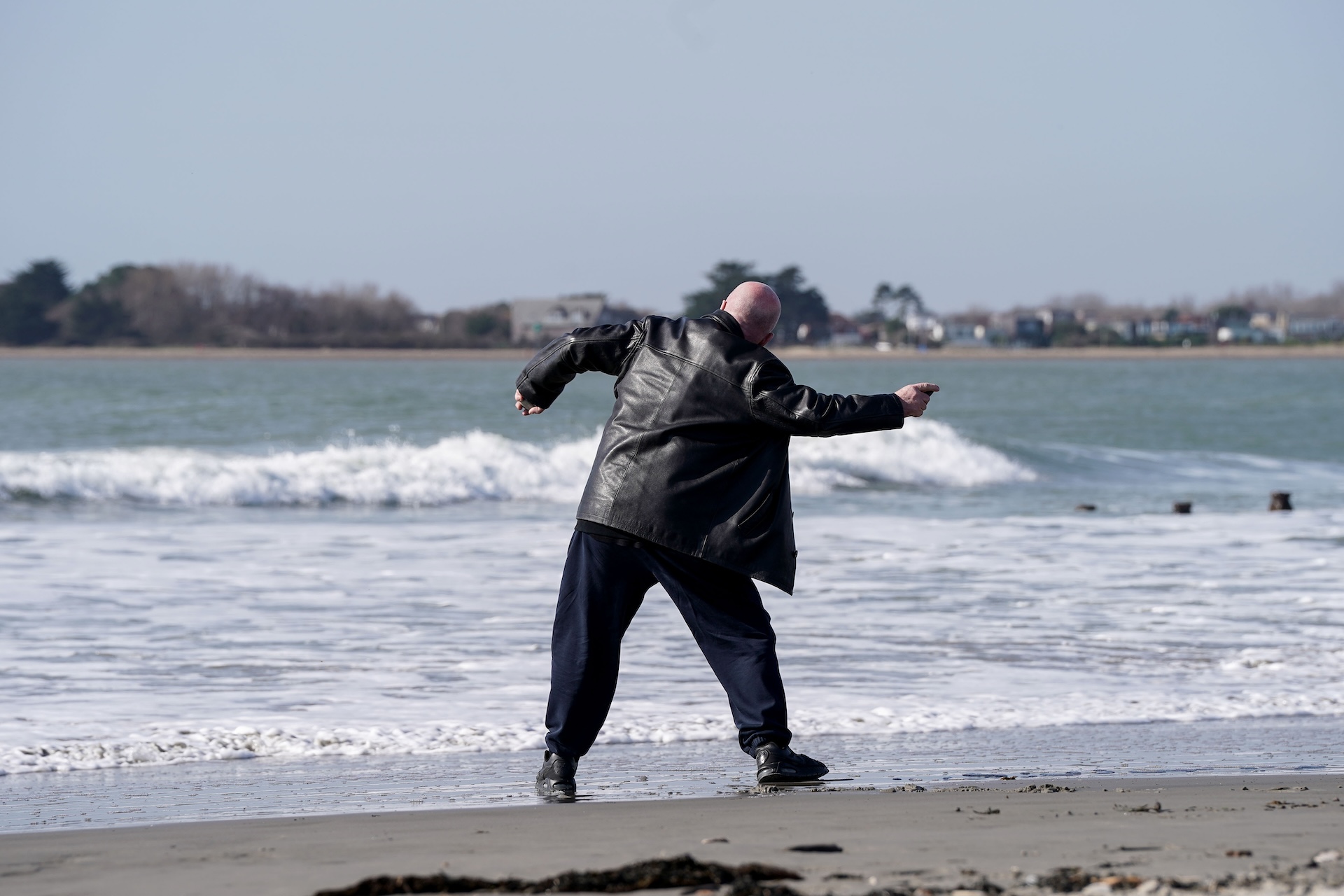 Phil on the beach 