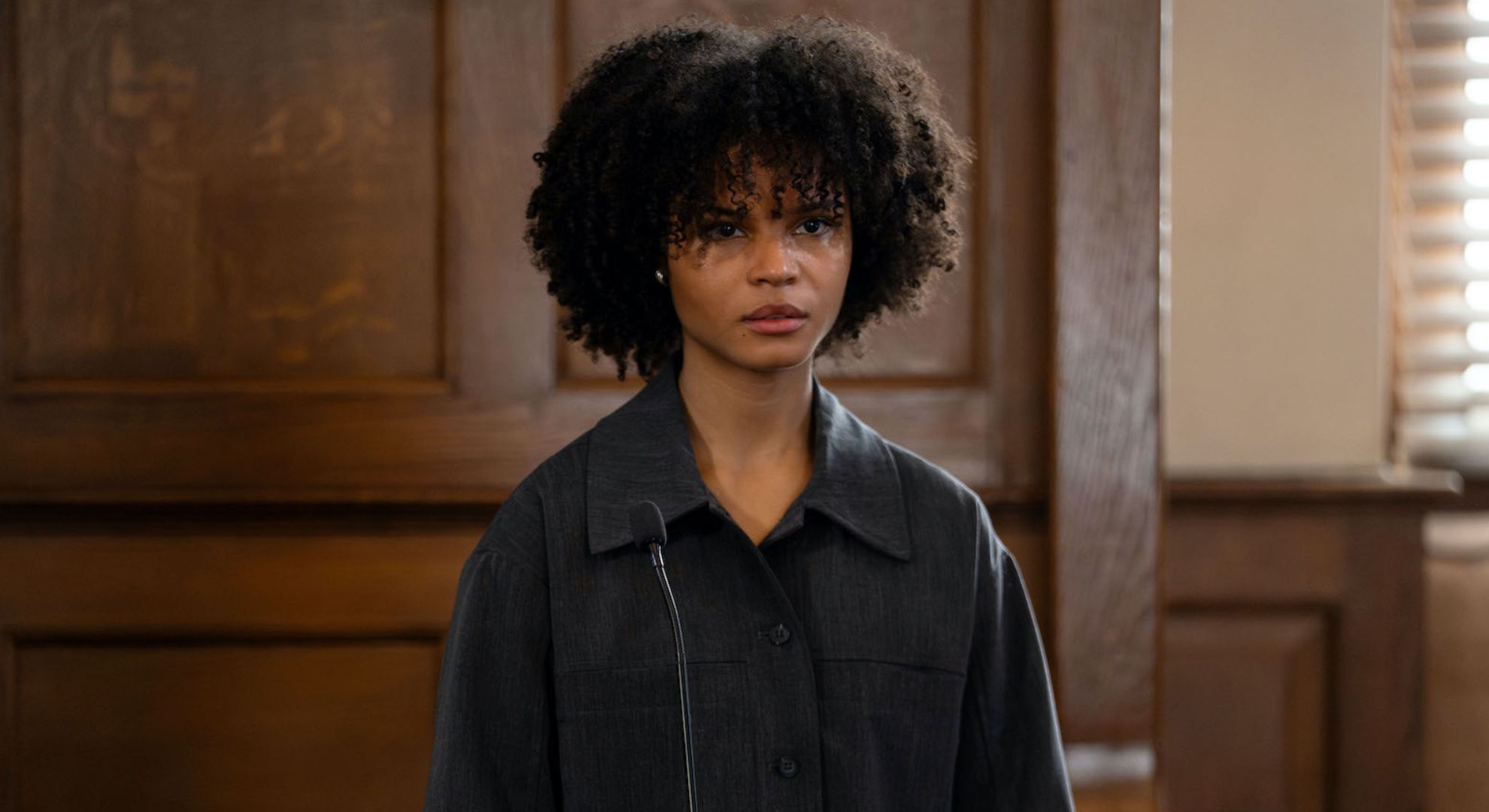 Jasmine in the stand for her trial