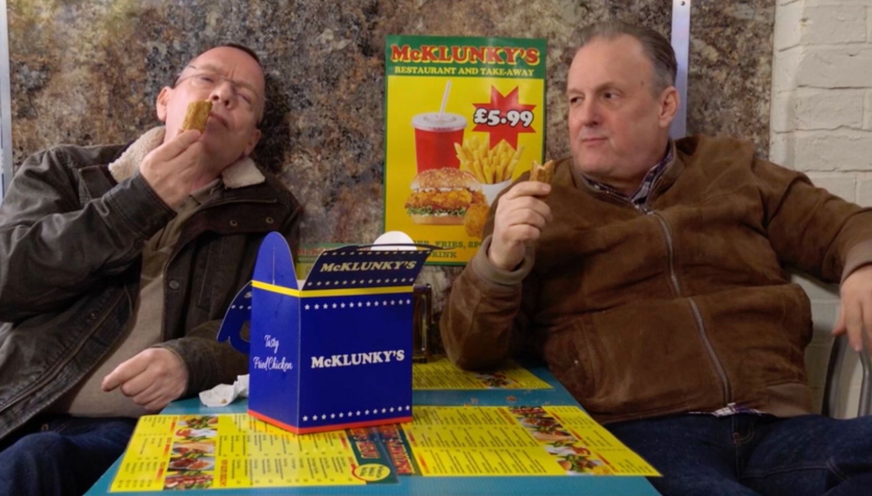 Ian and Harvey in McKlunky's