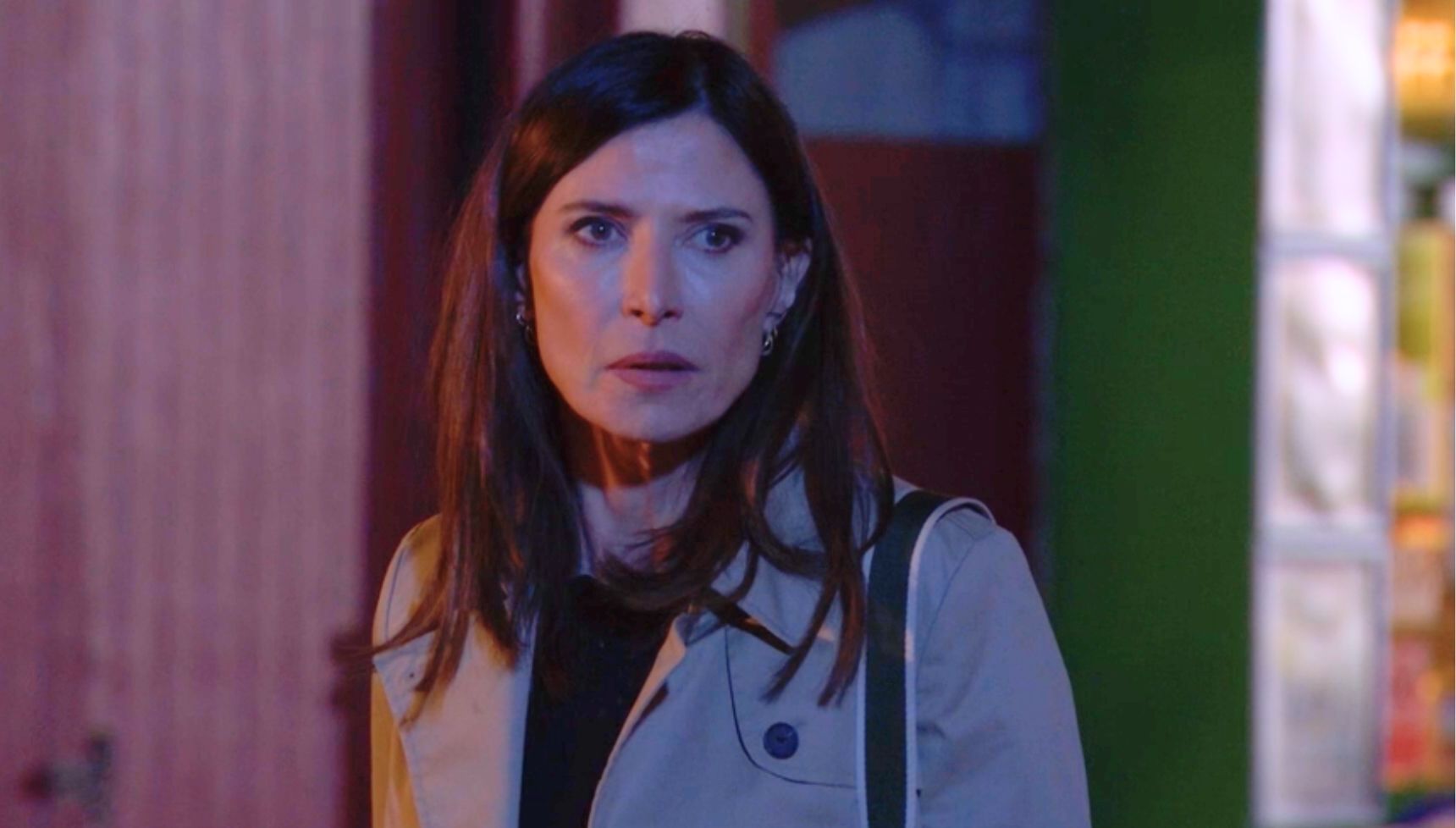 Bea looking guilty in EastEnders spoilers
