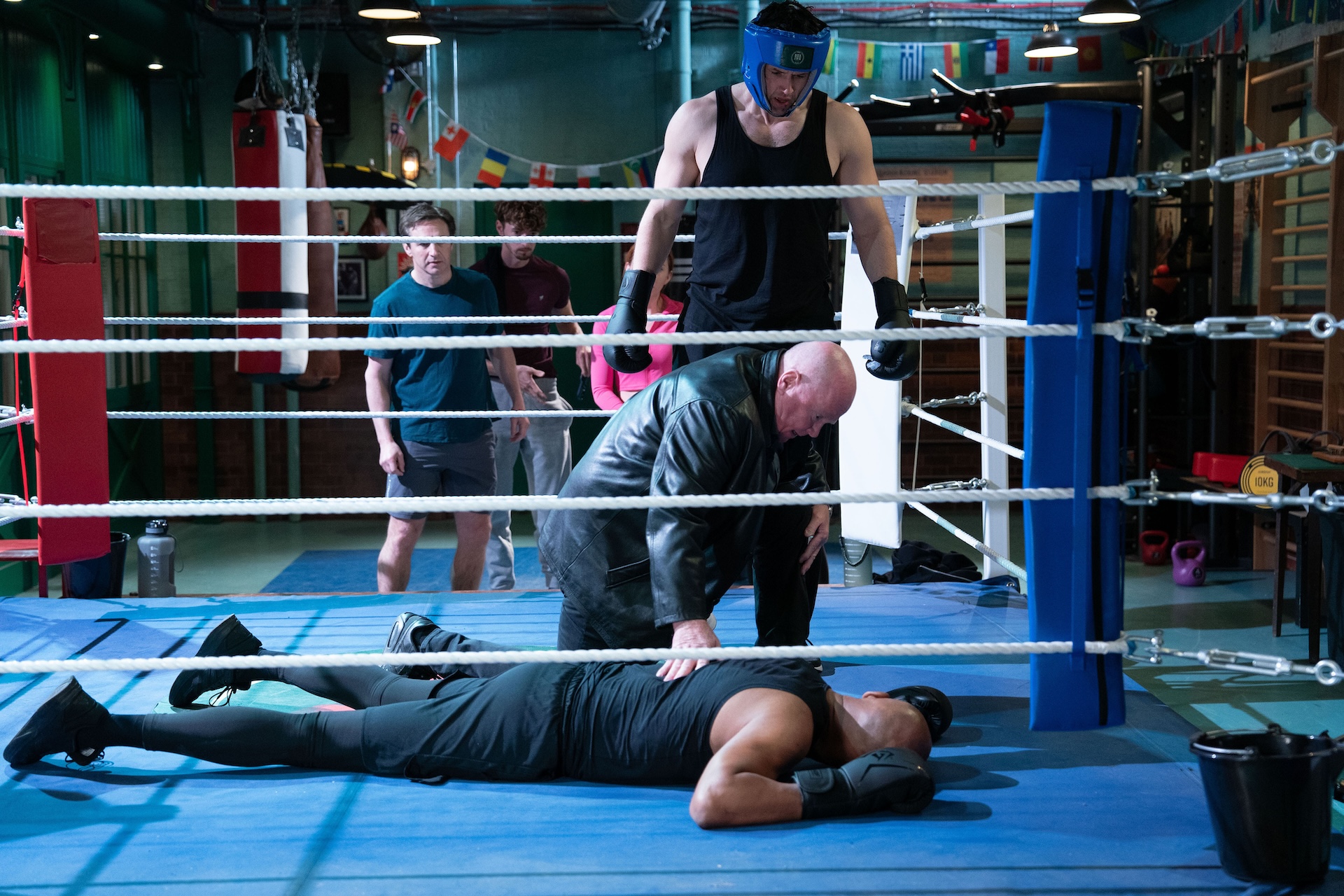 Mark accidentally knocks George out 