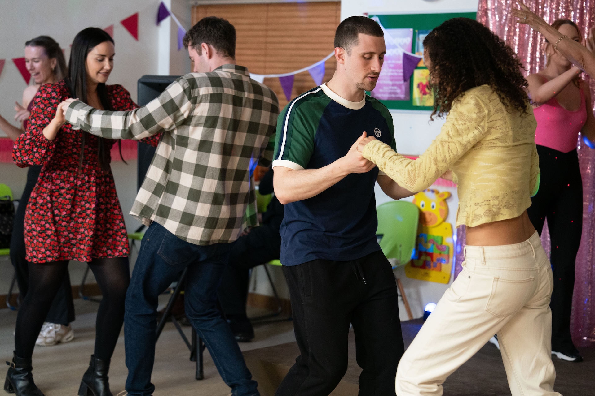 Harry and Gina dancing 