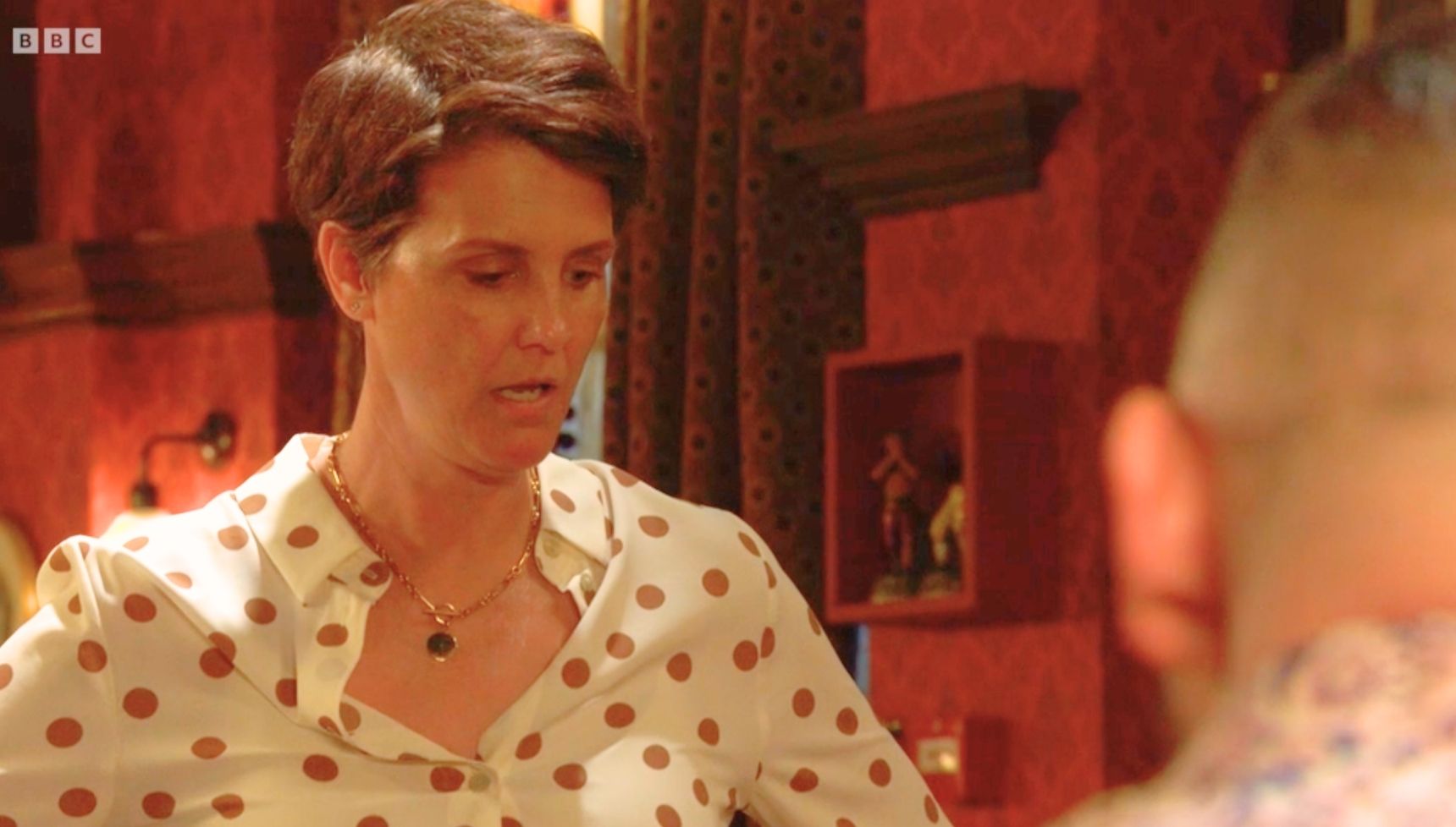 Eve feeling sick in EastEnders