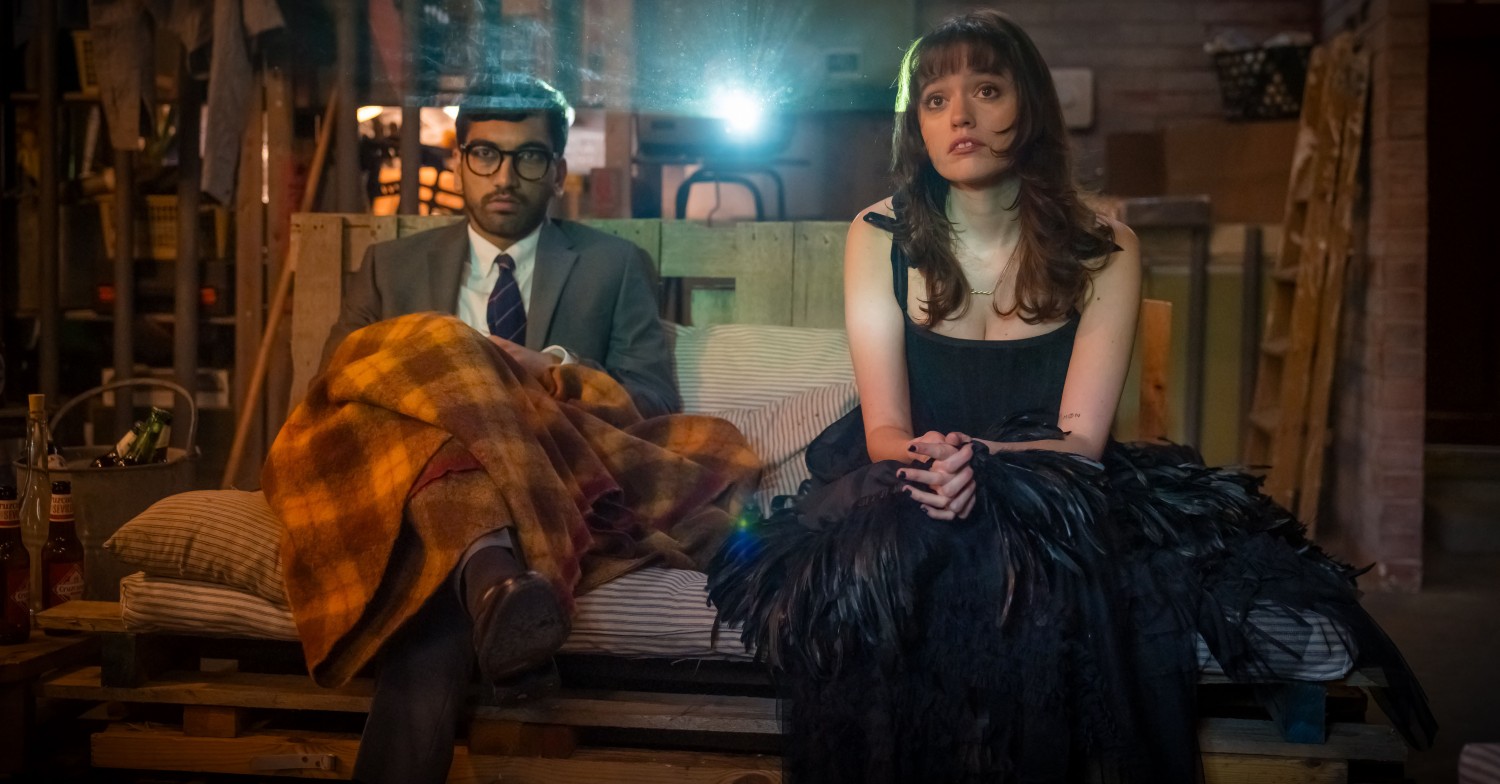 Nabhaan Rizwan as Noa and Aimee Lou Wood as Evie in Film Club