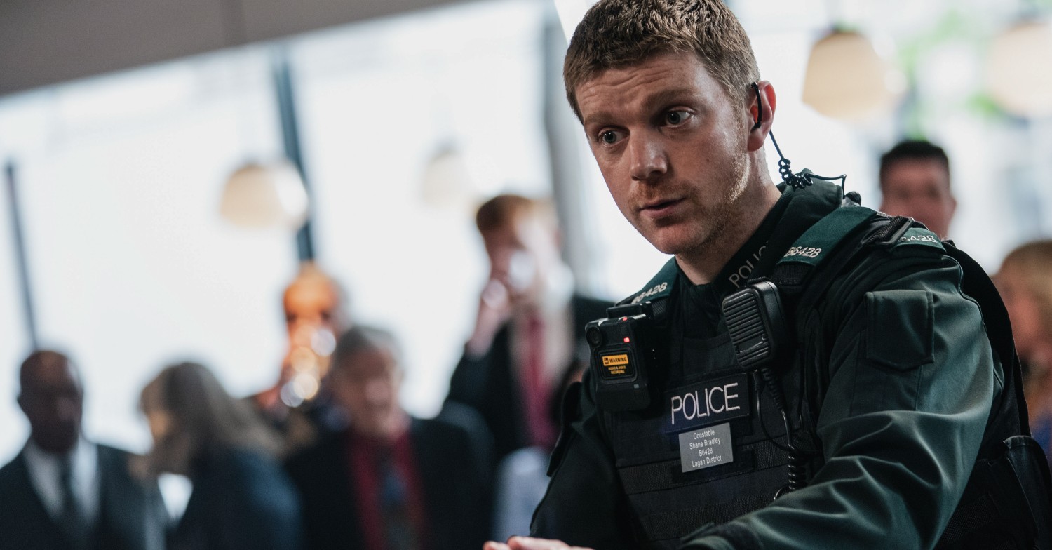 Frank Blake as Shane Bradley in Blue Lights series 3