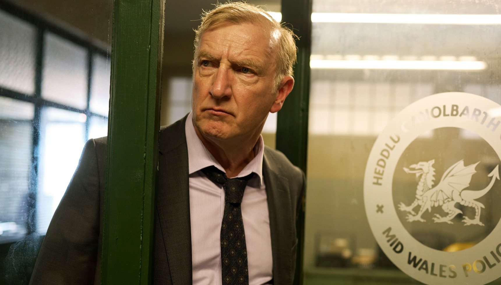 Steffan Rhodri as DCI Clarke in Death Valley