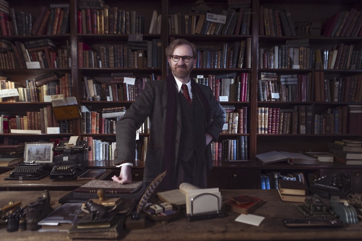 Gabriel Book helps the cops solve crimes.
