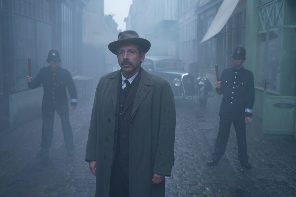 Elliot Levey joins the Bookish cast. [Credit: U&Alibi/UKTV]