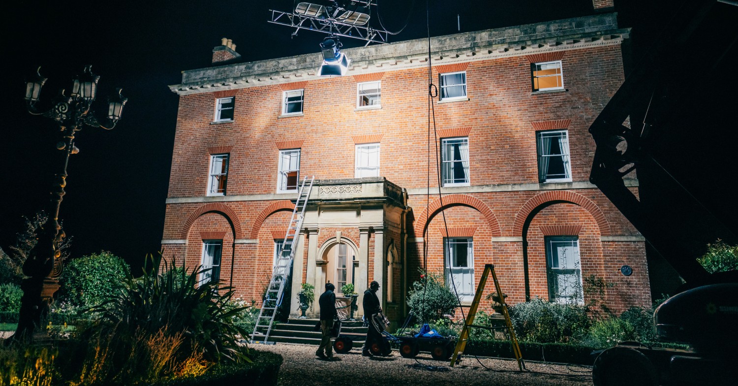 Fran's home Maybury Court in The Guest is actually Whitson Court in Newport.