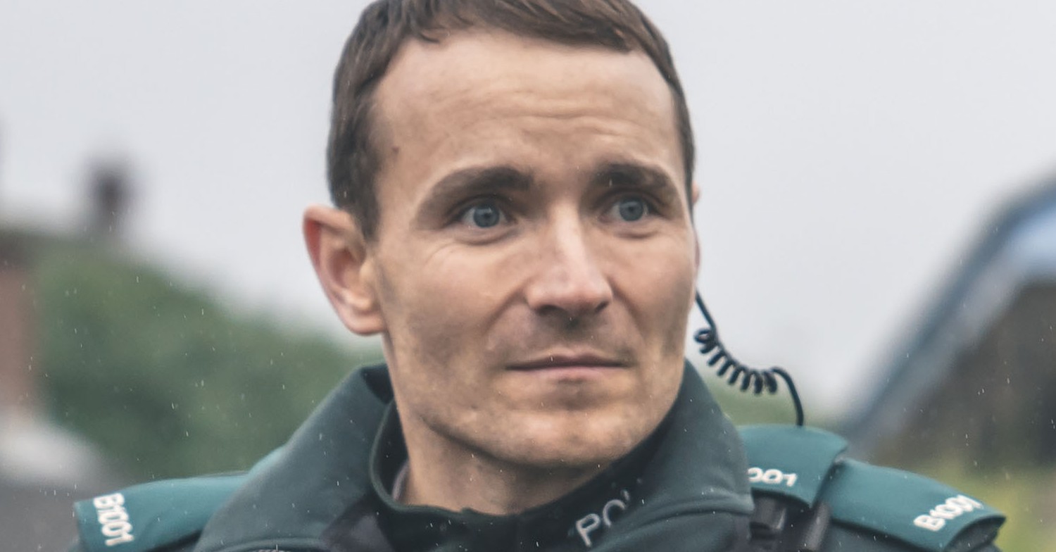 Martin McCann as Stevie Neil in Blue Lights series 2