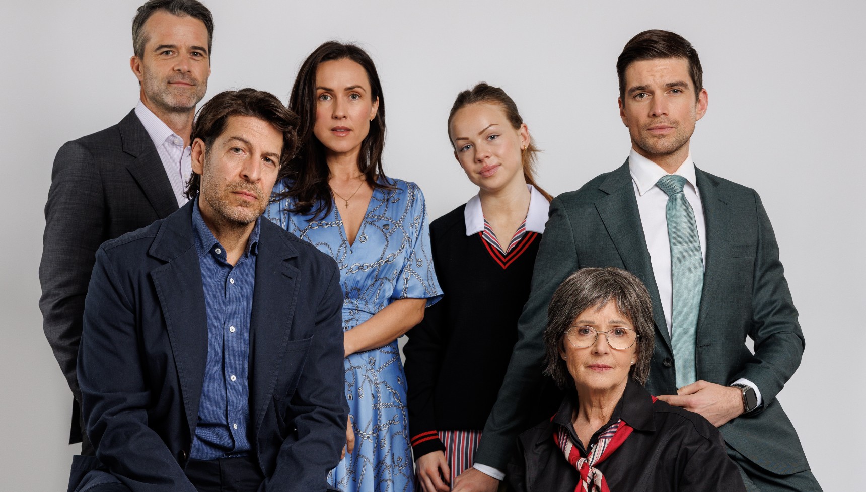 The ensemble cast of The Imposter on Channel 5