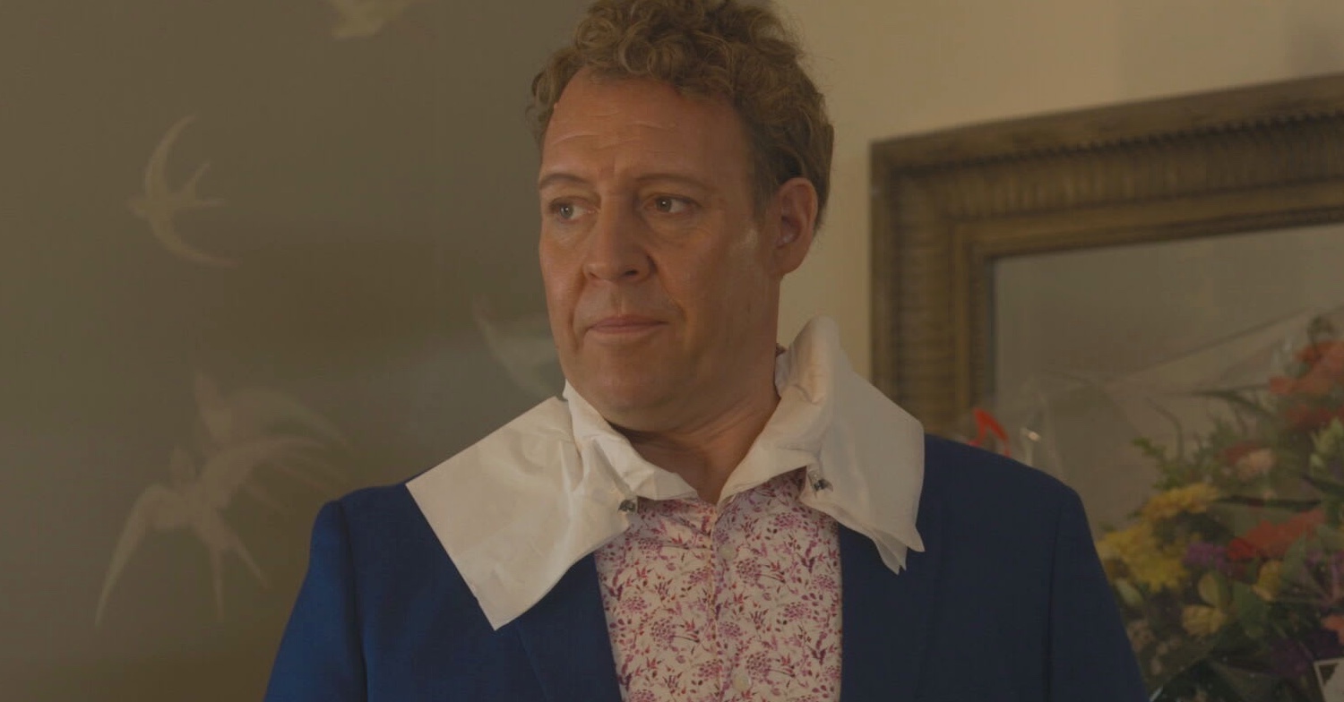 Comedy favourite Justin Edwards looking rather tanned