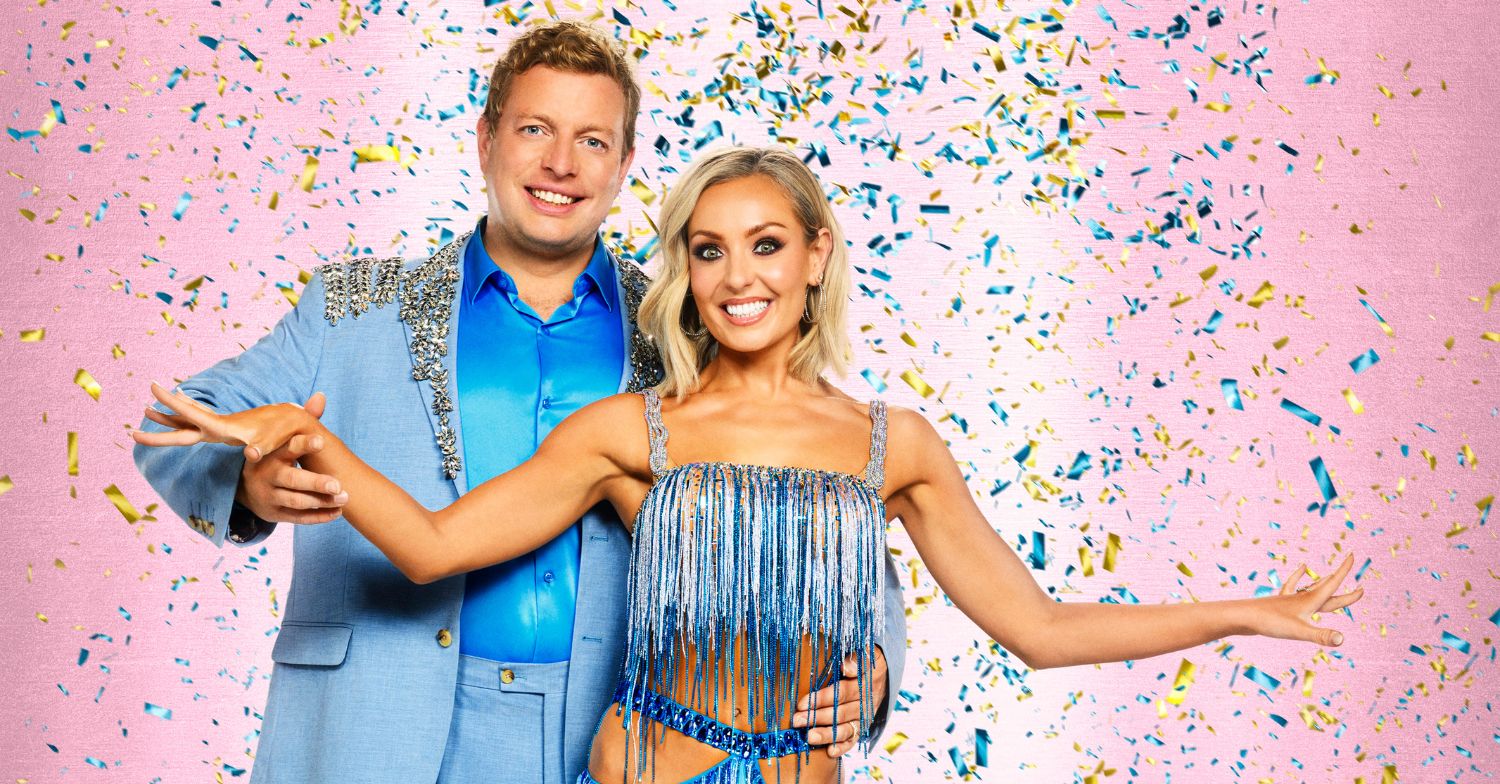 Thomas Skinner in a Strictly promo photoshoot with Amy Dowden
