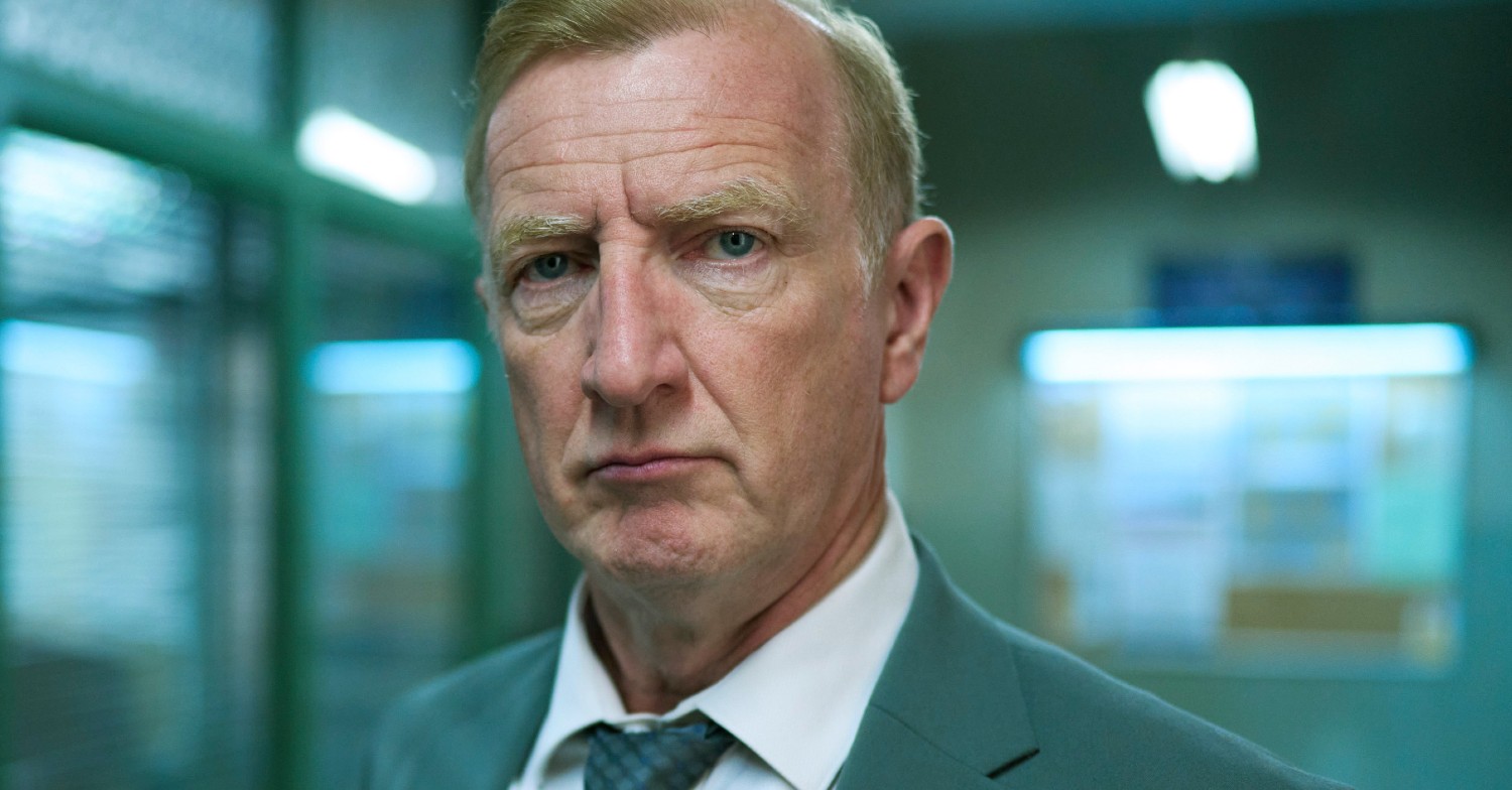 Steffan Rhodri as DCI Clarke in Death Valley