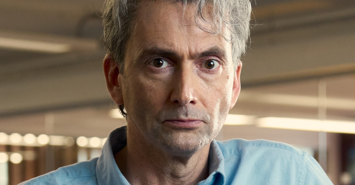 David Tennant as journalist Nick Davies in The Hack