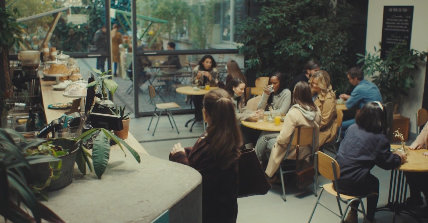 Coffee shop in Budapest used for filming in The Rumour