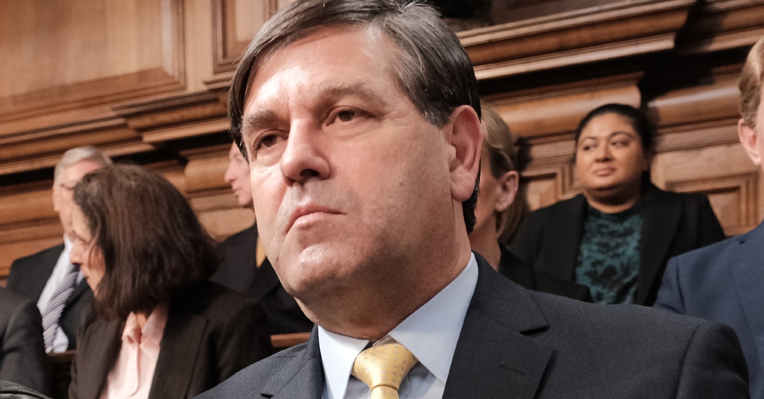 Patrick Baladi as John Whittingdale in The Hack