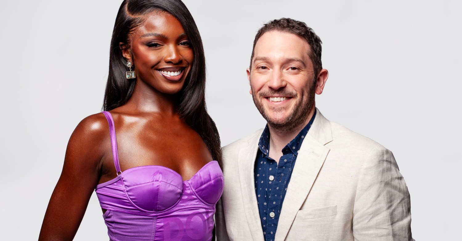 Leomie Anderson and Jon Richardson on Interior Design Masters Children In Need Celebrity Special in 2024
