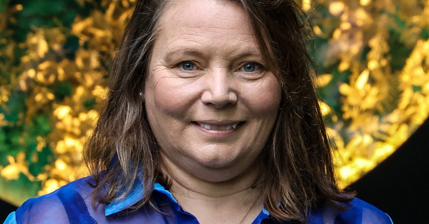 Joanna Scanlan at the RHS Chelsea Flower Show 2023 Press Day