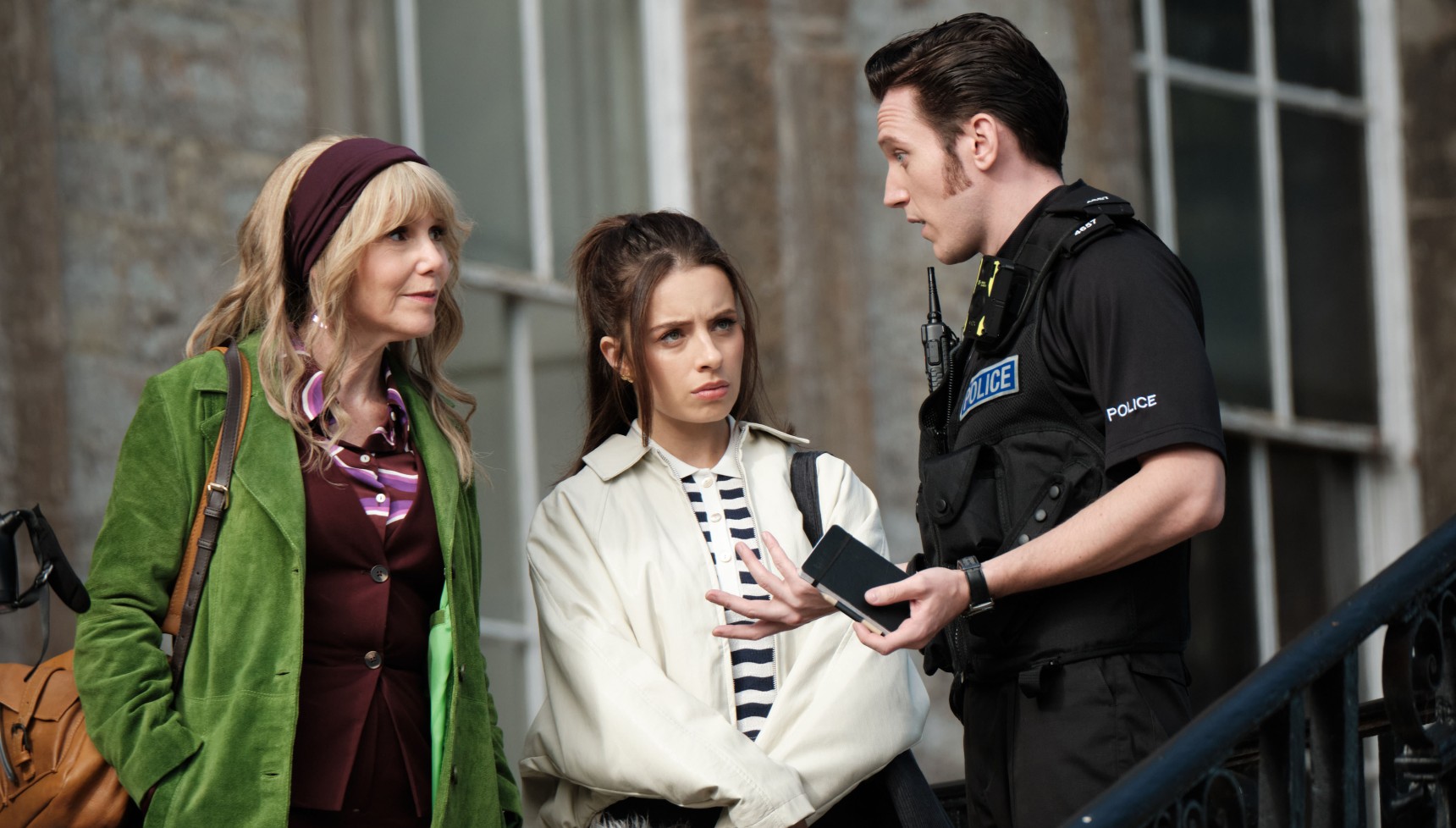 Sally Phillips and Charlotte Jordan in The Hairdresser Mysteries