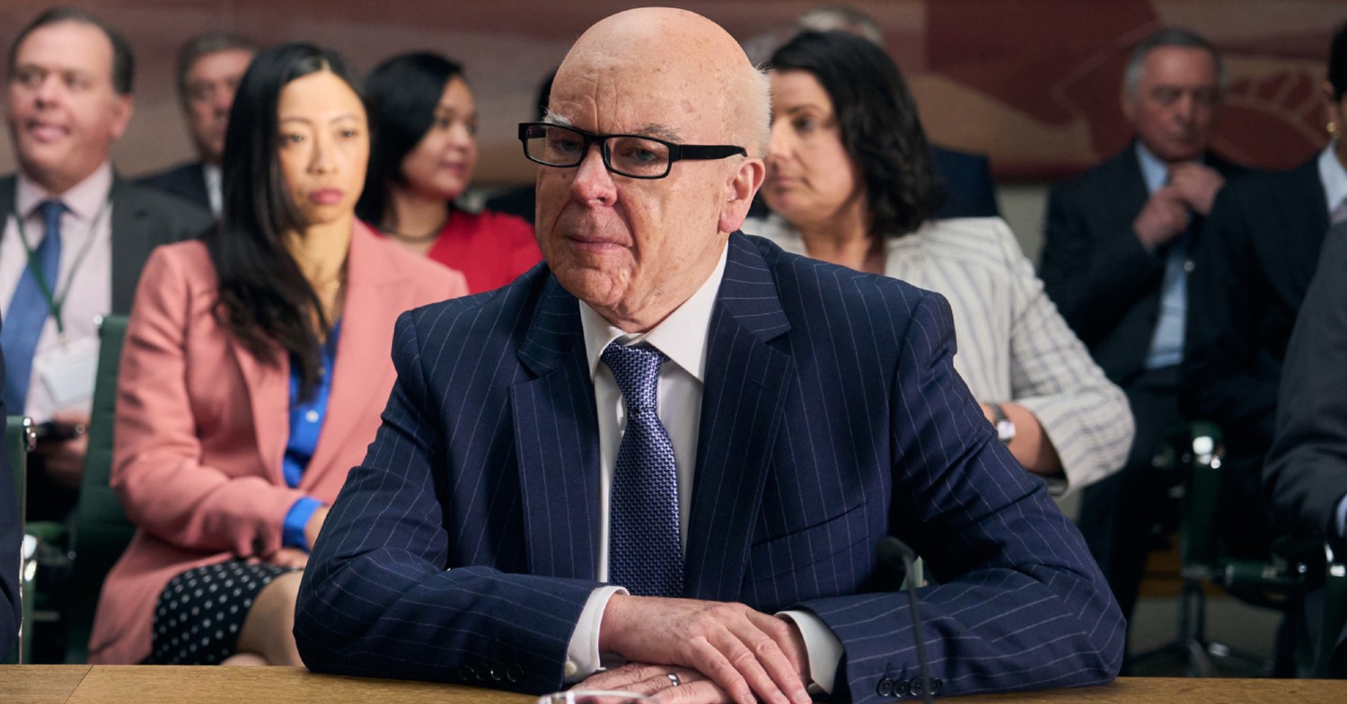 Steve Pemberton as Rupert Murdoch in The Hack.