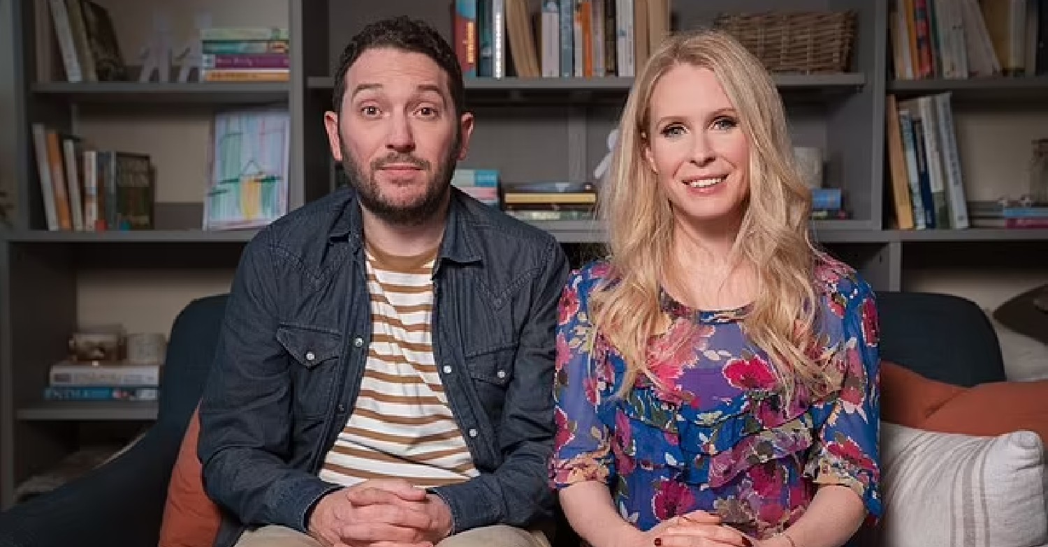 Jon Richardson and Lucy Beaumont in promo shot for Meet the Richardsons
