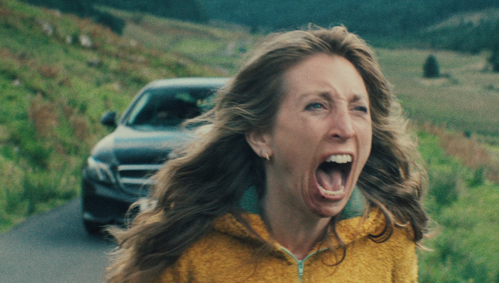 Daisy Haggard screams in Maya
