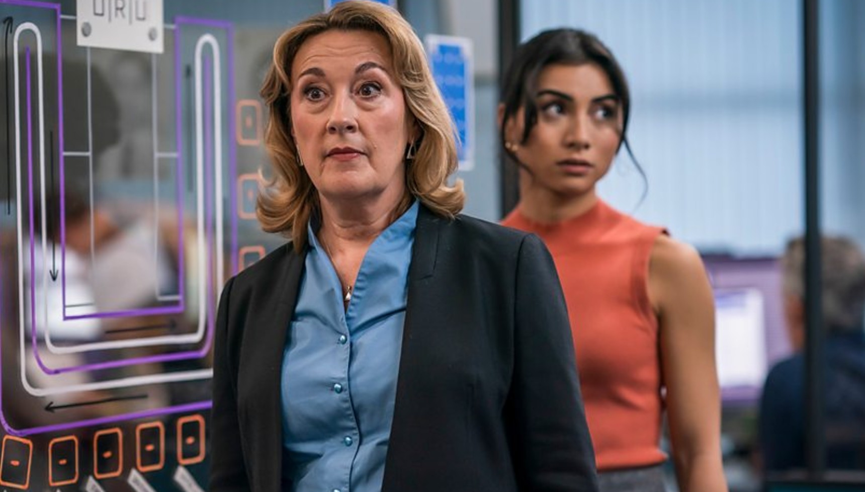 Dorothy Atkinson and Rumi Sutton in Ludwig series 2