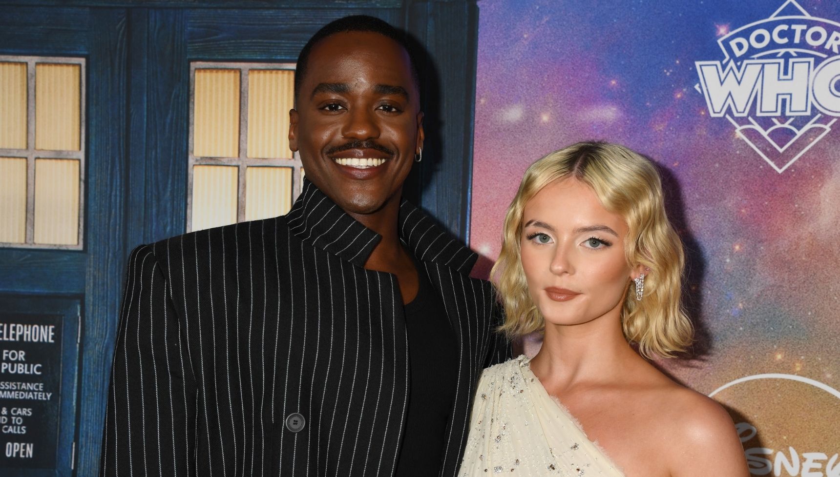 Ncuti Gatwa and Millie Gibson on the red carpet for Doctor Who