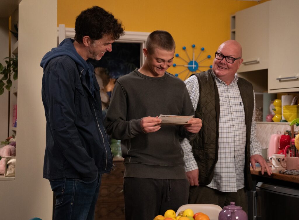 Dylan chooses Marlon and Paddy over Ray and it doesn't go down well (Credit: ITV)