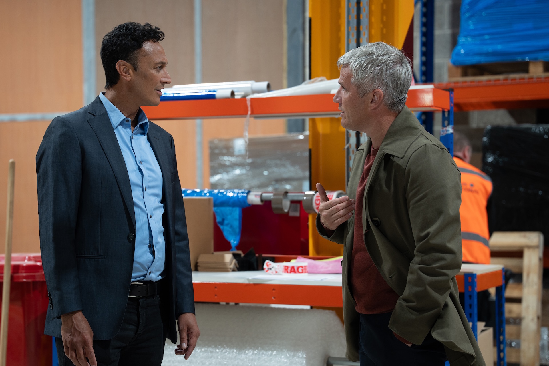 Jai gets a telling off from Caleb (Credit: ITV)