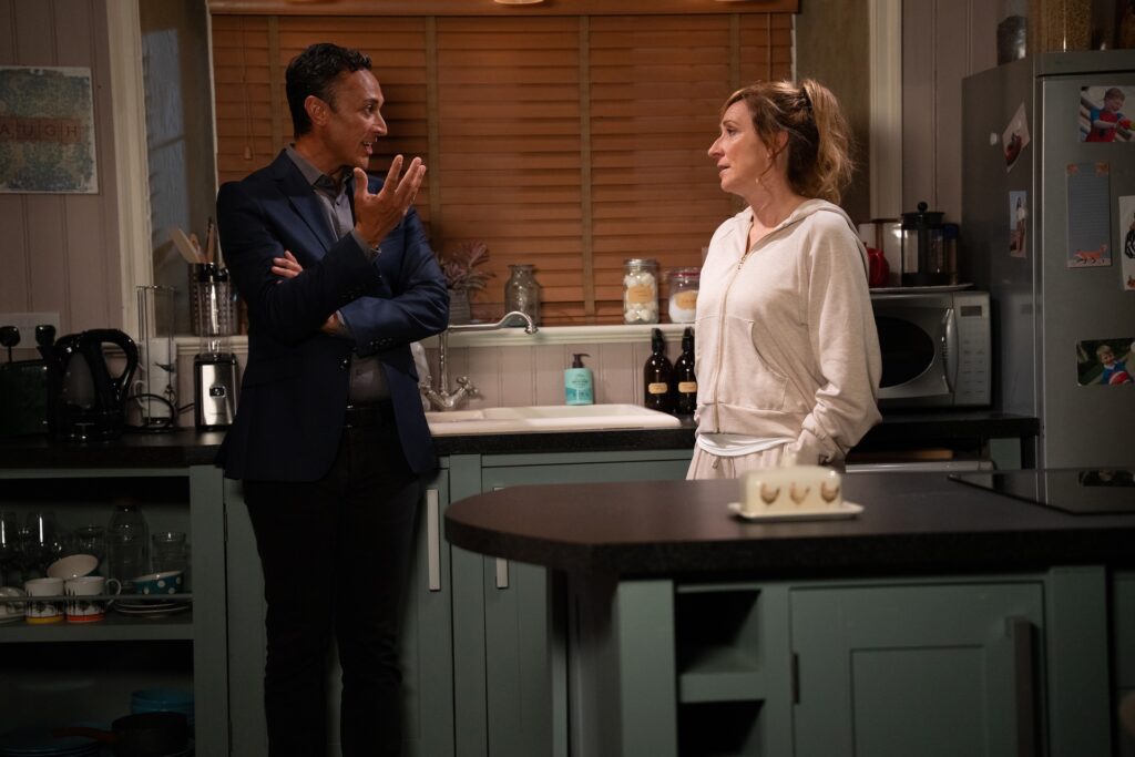 Jai and Laurel talking