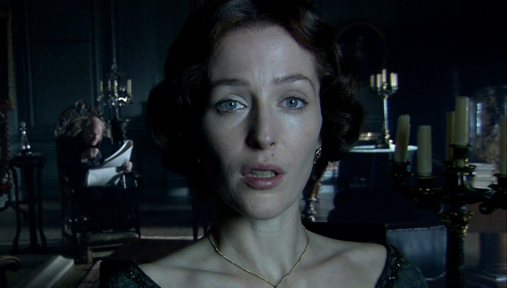 Lady Dedlock in a dark room in Bleak House