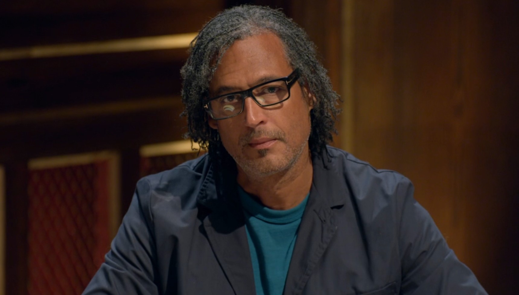 David Olusoga at the Celebrity Traitors roundtable