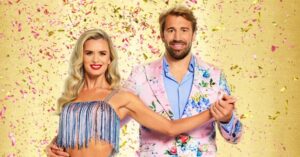 Nadiya Bychkova and Chris Robshaw Strictly press photos