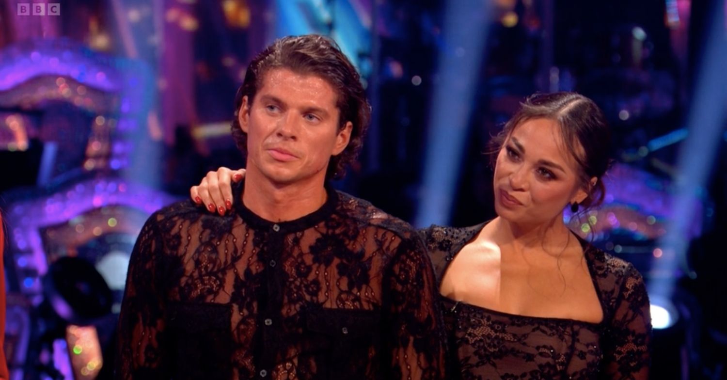 Lewis Cope and Katya Jones on Strictly
