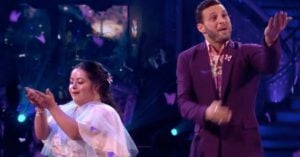 Ellie and Vito on Strictly 