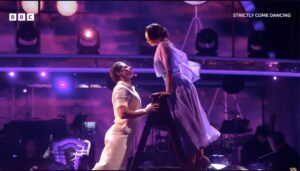 Katya and Lewis dancing