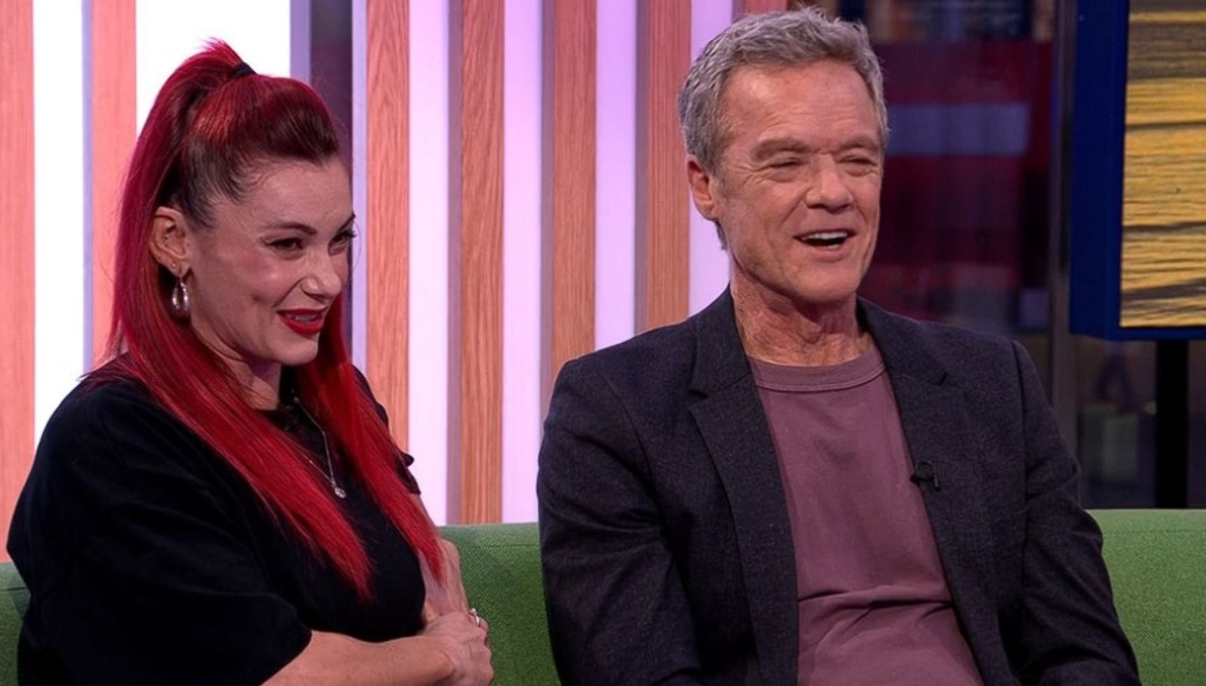 Dianne Buswell on the One Show with partner Stefan