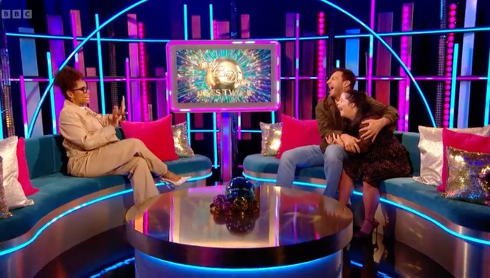Ellie Goldstein and Vito Coppola on Strictly It Takes Two