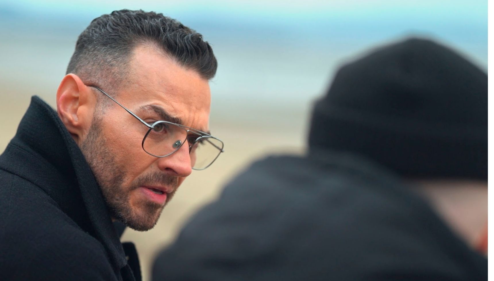 Matt Willis speaks to someone