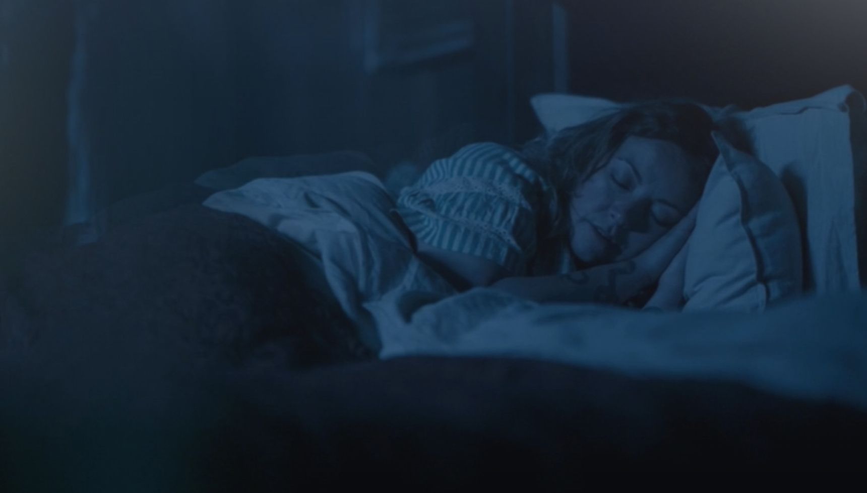 Charlotte Church in bed in The Traitors