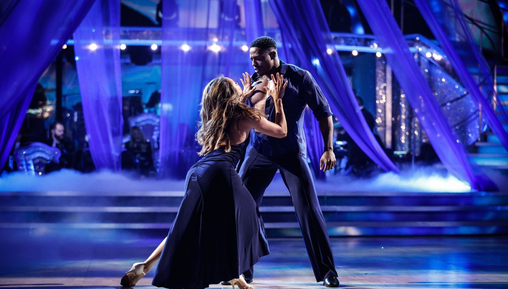 Harry and Karen doing a rumba on Strictly
