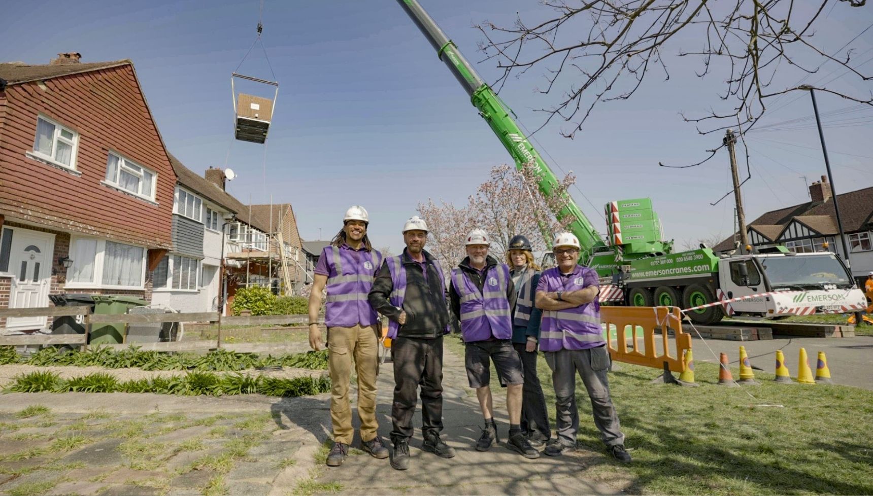 Nick Knowles and the DIY SOS team