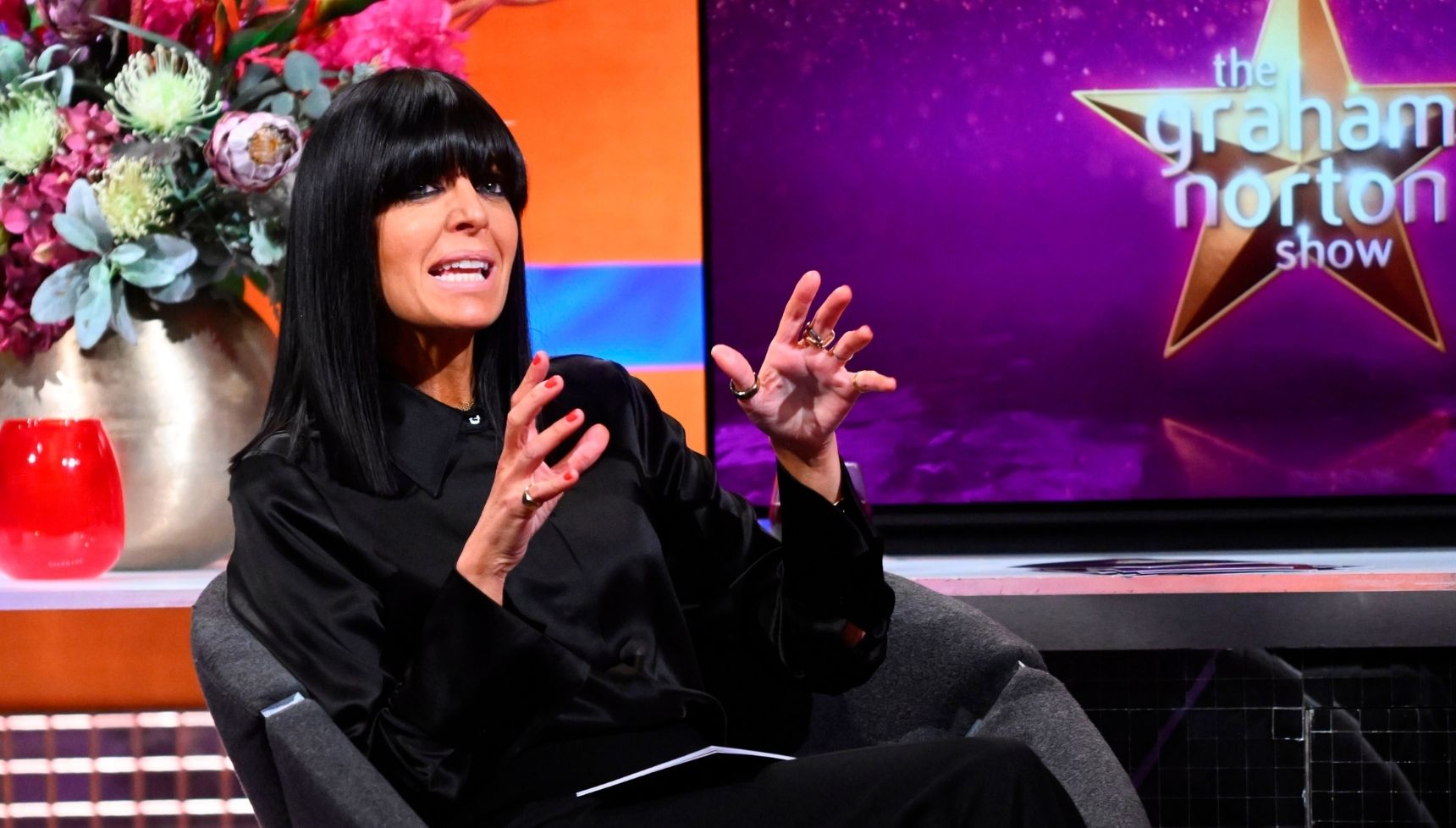Claudia Hosts Graham Norton
