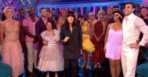 Claudia and Strictly stars